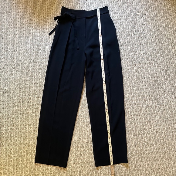 Aritzia Babaton black front tie dress pants size 0 - Picture 9 of 13